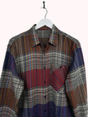 Camicia Missoni blu rossa a quadri (26ca75) - M/L
