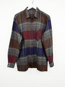 Camicia Missoni blu rossa a quadri (26ca75) - M/L