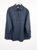 Camicia Cp Company blu ottanio 100% lino (26ca77) - L