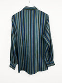 Camicia Missoni blu verde a righe (26ca79) - M/L
