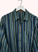 Camicia Missoni blu verde a righe (26ca79) - M/L