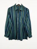 Camicia Missoni blu verde a righe (26ca79) - M/L