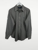 Camicia Ralph Lauren bianca nera a righe (26ca98) - L