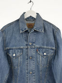 Giacca Levi's in jeans  azzurra donna (26g141) - L