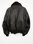 Giacca bomber in pelle Schott marrone 90s (26g142) - M