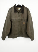 Giacca Carhartt Trucker J10  marrone Made In Usa (26g152) - XXL/XL