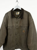 Giacca Carhartt Trucker J10  marrone Made In Usa (26g152) - XXL/XL