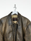 Giacca in pelle Bomb Boogie aviator (26g185) - L/XL
