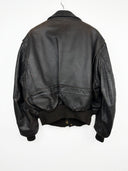 Giacca bomber in pelle Schott marrone (26g187) - XL