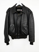 Giacca bomber in pelle Schott marrone (26g187) - XL