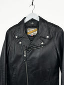 Giacca chiodo in pelle Schott Perfecto nero donna (26g188) - M