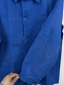 Giacca blu da lavoro francese 80s (26g192) - M/L