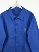 Giacca blu da lavoro francese 80s (26g192) - M/L