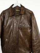 Giacca in pelle di bufalo Stewart marrone (26g195) - XL