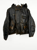 Giacca in pelle Alan Gordon marrone fireman (26g196) - M