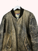 Bomber in pelle Alan Gordon marrone (26g197) - L