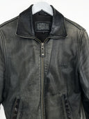 Giacca bomber in pelle Redskins grigia (26g198) - M