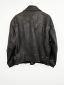Giacca in pelle marrone scuro aviator El Campero 90s (26g209) - L