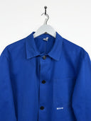 Giacca camicia blu da lavoro francese 80s (26g230) - M