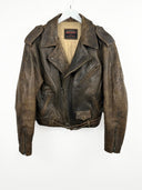 Giacca chiodo in pelle Bomb Boogie marrone (26g240) - M