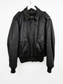 Giacca in pelle Schott marrone scuro (26g241) - 46/L