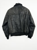 Giacca bomber in pelle Redskins nera (26g256) - XL-L