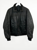 Giacca bomber in pelle Redskins nera (26g256) - XL-L