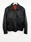 Giacca in pelle Bomb Boogie nera imbottita (26g268) - L