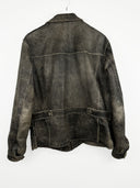 Giacca in pelle faded invecchiata 80s (26g26) - M/L