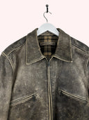 Giacca in pelle faded invecchiata 80s (26g26) - M/L
