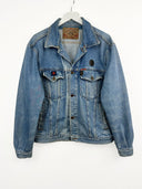 Giacca in jeans azzurra 80s URSS originale (26g279) - L