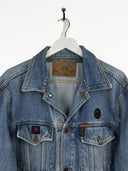 Giacca in jeans azzurra 80s URSS originale (26g279) - L