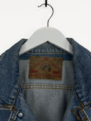 Giacca in jeans azzurra 80s URSS originale (26g279) - L