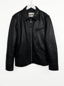 Giacca nera in pelle Schott (26g280) -  L