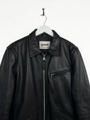 Giacca nera in pelle Schott (26g280) -  L