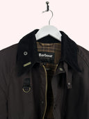 Barbour Spey marrone con spilla nuovo (26g281) - L