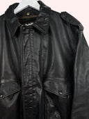 Giacca in pelle Schott aviator46 marrone scuro (26g28) - M/L