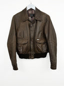 Giacca bomber in pelle Redksins marrone donna (26g294) - L/M