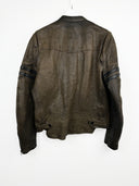 Giacca in pelle Chevignon marrone biker (26g300) - M/L