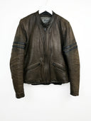 Giacca in pelle Chevignon marrone biker (26g300) - M/L