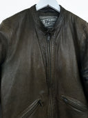 Giacca in pelle Chevignon marrone biker (26g300) - M/L
