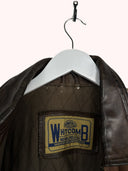 Giacca in pelle Whitcomb marrone 90S (26g306) - M/L