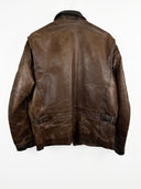 Giacca in pelle Whitcomb marrone 90S (26g306) - M/L