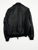 Giacca in pelle nera aviator Bomb Boogie (26g30) - M