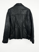 Giacca  in pelle nera Alan Gordon (26g31) - L