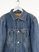 Giacca Levi's in jeans grigia type 1 donna (26g329) - M