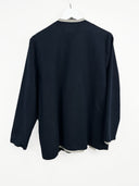 Giacca camicia blu in lino donna (26g337) - M
