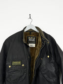 Giacca Barbour International nera C46 con gilet interno (26g33) - L
