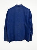Giacca camicia da lavoro blu francese 80s (26g350) - M