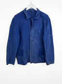 Giacca camicia da lavoro blu francese 80s (26g350) - M